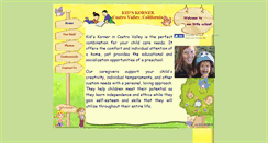 Desktop Screenshot of kidskornercv.com